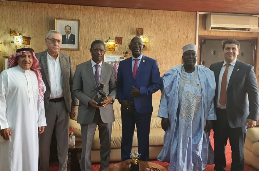  Mayor of Yaoundé receives ISSF Inspection Committee